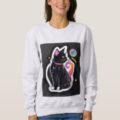 Schattigee Kat Kerst Shirt, Kat Mam Kerst Trui (Voorkant)