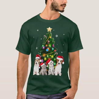 Schattigee Kat Kerstboom Kat Liefhebber Xmas Huisd T-shirt