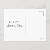 Schattigee kat kerstboom vakantie briefkaart (Achterkant)