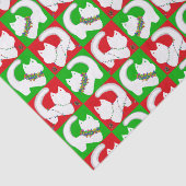 Schattigee kat kerstverlichting tissuepapier (Detail)