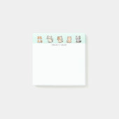 Schattigee kat kitten kleurrijke gradiënt geperson post-it® notes (Voorkant)