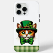 Schattigee kat/kitten Saint Patrick's Day Case-Mate iPhone Case (Achterkant)