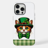 Schattigee kat/kitten Saint Patrick's Day iPhone Hoesje (Achterkant)