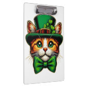 Schattigee kat/kitten Saint Patrick's Day Klembord (Rechts)