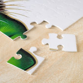 Schattigee kat/kitten Saint Patrick's Day Legpuzzel (Zijkant)