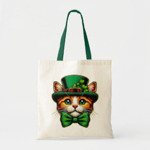 Schattigee kat/kitten Saint Patrick's Day Tote Bag
