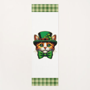 Schattigee kat/kitten Saint Patrick's Day Yogamat