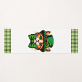 Schattigee kat/kitten Saint Patrick's Day Yogamat (Voorkant (horizontaal))