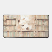 Schattigee Kat Lo-Fi Gaming Mousepad Bureaumat (Voorkant)