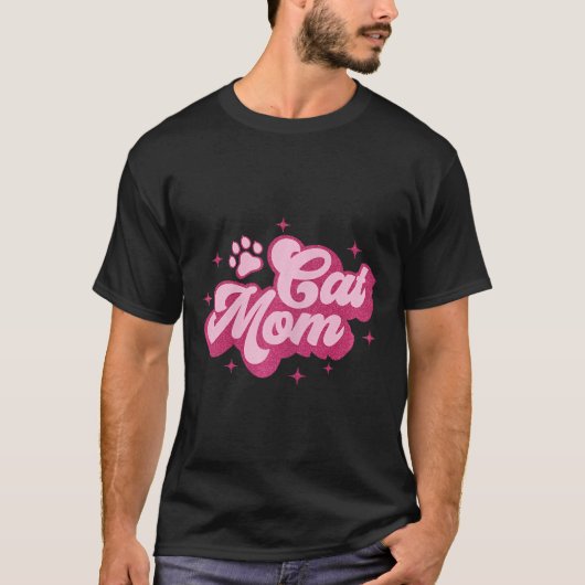 Schattigee Kat Mam Kat Mama Kat Kitten Kat Mam T-shirt (Voorkant)