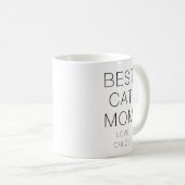 Schattigee kat mam naam koffiemok (Voorkant rechts)