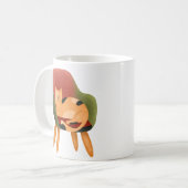 Schattigee kat mam naam koffiemok (Voorkant links)