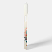 Schattigee kat met bloemenknipsel Case-Mate iPhone case (Achterkant / Rechts)