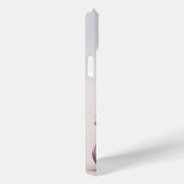 Schattigee kat met bloemenknipsel Case-Mate iPhone case (Achterkant / Rechts)