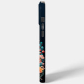 Schattigee kat met bloemetjes Papier Uitsnede Case-Mate iPhone Case (Achterkant / Links)