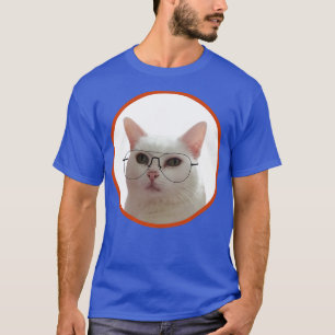 Schattigee kat met bril 1 t-shirt