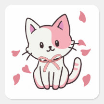 Schattigee kat met een strik