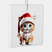 Schattigee Kat met Kerst Pet Ornament (Rechts)