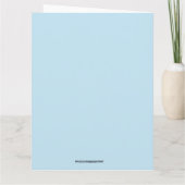 SCHATTIGEE KAT MET TAART VERJAARDAG WENSKAART KAART (Achterkant)