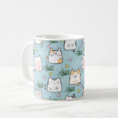 Schattigee Kat Mok - Schattige Cartoon Katten op B (Voorkant links)