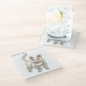 Schattigee kat - Onderzetter (Schuin)