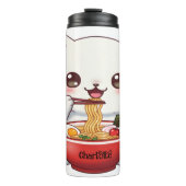 Schattigee kat: Ramen Feast, Happy Hearts Thermosbeker (Voorkant)
