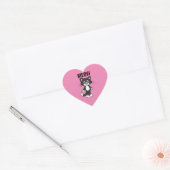 SCHATTIGEE KAT ROZE STICKERS MEEUW (Envelop)