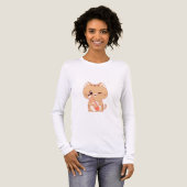 SCHATTIGEE KAT STUDENT KATTEN LIEFHEBBERS ONTWERP Tri-Blend SHIRT (Voorkant)
