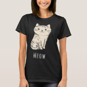 Schattigee kat voor vrouwen en Mannen kat mama en T-shirt