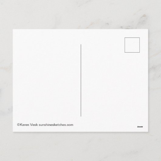 Schattigee kat witte kerst Maine Coon briefkaart (Achterkant)