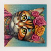 Schattigee katpuzzel! legpuzzel (Horizontaal)