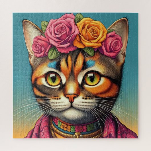 Schattigee katpuzzel! legpuzzel (Verticaal)