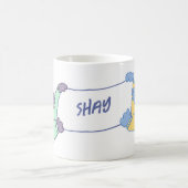 Schattigee Katten Aangepaste Naam Koffie Mok (Center)