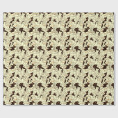 Schattigee katten behangpatroon cadeaupapier (Vlak)
