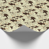 Schattigee katten behangpatroon cadeaupapier (Hoek)