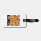 Schattigee Katten Design - Schattige Cat Art Bagagelabel (Achterkant horizontaal)