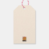 Schattigee Katten Design - Schattige Cat Art Cadeaulabel (Achterkant)