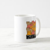 Schattigee Katten Design - Schattige Cat Art Koffiemok (Voorkant rechts)