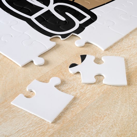 Schattigee Katten Design - Schattige Cat Art Legpuzzel (Zijkant)