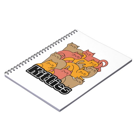 Schattigee Katten Design - Schattige Cat Art Notitieboek (Linkerzijde)