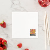 Schattigee Katten Design - Schattige Cat Art Servet (Insitu)