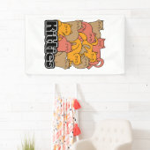 Schattigee Katten Design - Schattige Cat Art Spandoek (Insitu)