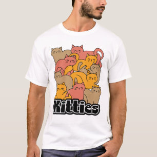Schattigee Katten Design - Schattige Cat Art T-shirt