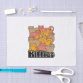 Schattigee Katten Design - Schattige Cat Art Tissuepapier (Craft)
