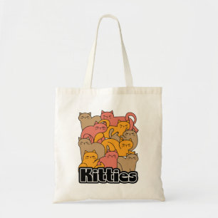 Schattigee Katten Design - Schattige Cat Art Tote Bag