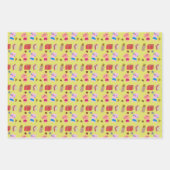 Schattigee Katten en Cadeaus Handgemaakt Patroon K Inpakpapier Vel (Voorkant 2)