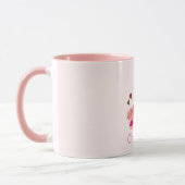 Schattigee katten en cadeaus | Roze Naam Mok (Links)
