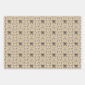 Schattigee katten en geesten Halloween Inpakpapier Vel (Voorkant)