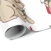 Schattigee katten en honden Kerstmis Cadeaupapier (Rol Hoek)