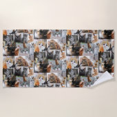 Schattigee katten en Kittens Strandlaken (Voorkant)